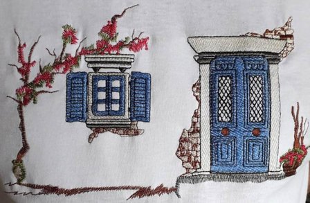 T-shirt Greek Door