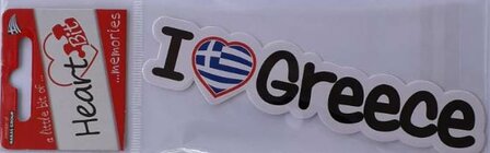 Sticker &quot;I Love Greece&quot;