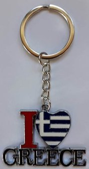 Sleutelhanger I Love Greece