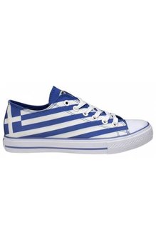 Artshoes Sneakers Design "Greek Flag"