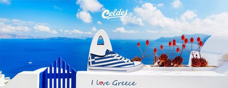 Artshoes Sneakers Design "Greek Flag"