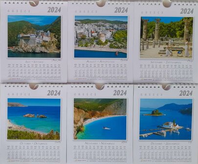 Kalender "Greece" 2024