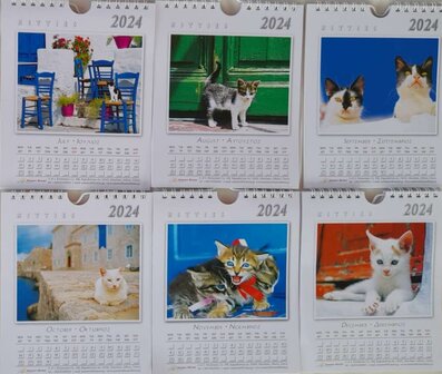Kalender "Kitties Of Greece" 2024