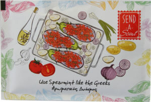 Postkaart &quot;Aubergine-Mix&quot;