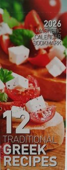 Bookmark-Kalender &quot;Greek Recipes&quot; 2026