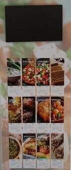 Bookmark-Kalender &quot;Greek Recipes&quot; 2026