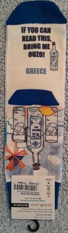 Sokken Ouzo. Maat: 41-46