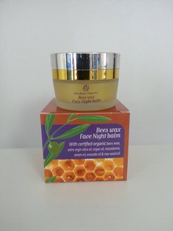 Cosmoliva Bijenwas Nacht Balm Gezicht 30 ml.