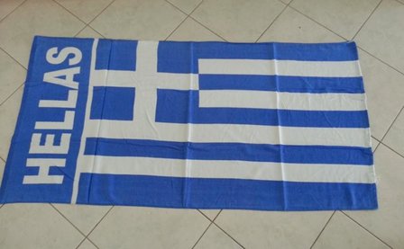 Beach Towel Greek Flag