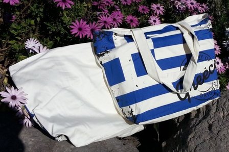 Tas Griekse Vlag Wit