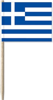 Cocktailprikkers Griekse Vlag