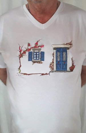 T-shirt Griekse Deur