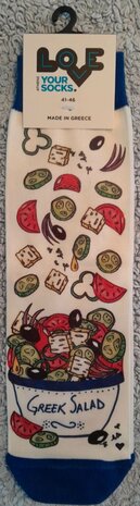 Sokken Griekse Salade. Maat: 41-46