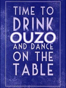 Schild "OUZO"