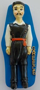 Magnet Griechisches Kostüm