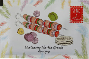 Postkaart "Souvlaki-Mix"