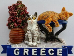 Magneet Katze Garfield Jr. auf Tisch