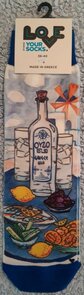 Sokken Ouzo. Maat: 36-40