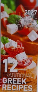 Bookmark-Kalender Greek Recipes 2027