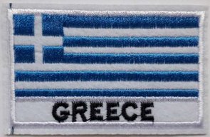 Sew On Application Greek Flag